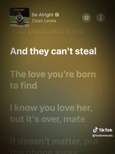 Understanding 'Be Alright' by Dean Lewis: Lyrics and Meaning