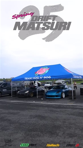 Set up has begun for the Spring Drift Matsuri 2025 💜 Please note that discounted tickets close at midnight tonight 🕛 The event supported by @haltech @tirestreetsuk @autofinesse @garage_d_official 💪🏽 #driftmatsuri #anglesey #drifting Reel by @lewisthomasmedia 💥 | DriftMatsuri