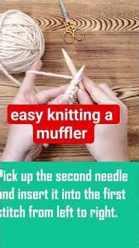 muffler knitting in a easy way#knitting #knittingdesign #shorts #trending #viral