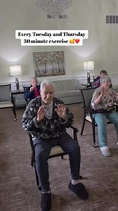 Senior 30 minute chair exercises #SeniorLiving #SeniorFitnessDay | Hampton Manor of Trenton