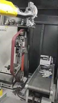 We specialize in the production of grinding, polishing and deburring robots.#machine #robot