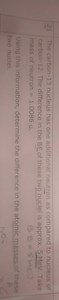 21 The carbon-13 nucleus has one additional neutron as compared... | Filo