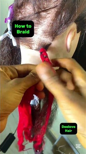 Box braids tutorial easy method for beginners #braidingtutorial #hairtutorial