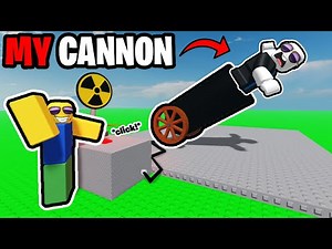 i built the STRONGEST CANNON in Roblox build a cannon…