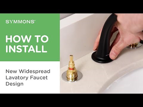 How to Install a Widespread Bathroom Faucet | Symmons Industries