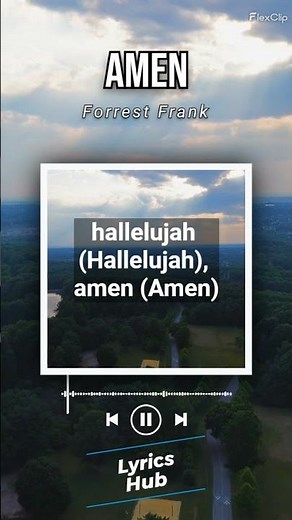 Lyrics video of Amen by Forrest Frank #chritiansongs #forrestfrank #amen #lyricsvideo #lyricsshorts