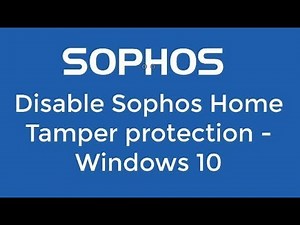 #Sophos Endpoint #Sophos How To Uninstall Sophos Endpoint