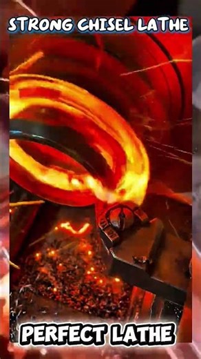 strong chisel lathe #lathe #lathemachine #machine #machinery #cncmachine #machining #turning