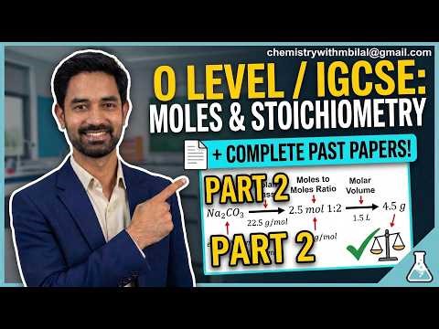 Master Advanced Moles (Part 2): Limiting Reactants & Yield | O Level/IGCSE Chemistry by Sir M Bilal