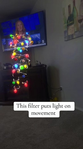 Christmas Lights Filter and Motion Movement Effects on TikTok