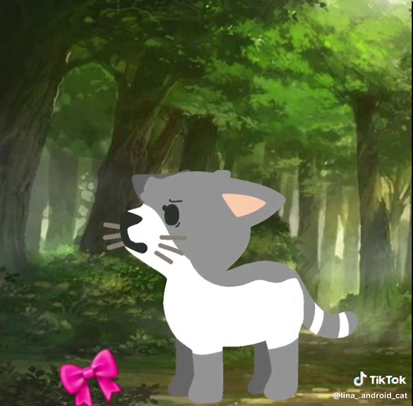 Lina Android Cat Character Showcase