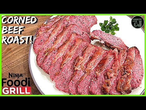 CORNED BEEF ROAST ON THE NINJA FOODI GRILL! | Ninja Foodi Grill Recipes!