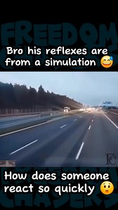 This guy was fast, but his reaction time was even faster. That was insane 😳 #fyp #trending #viral #FreedomChasers #reaction #wild #supercar #fast #highway #fast #reaction #unreal #closecall | Freedom Chasers
