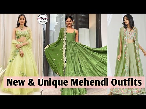 Unique Mehendi Outfits | Mehendi Outfit Ideas | Mehendi Outfits | Mehndi Function Outfit Ideas