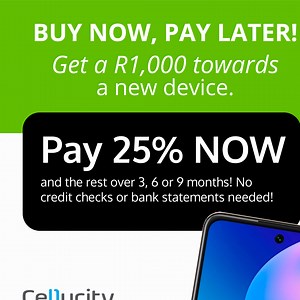 Grab great device deals through PayJoy and Cellucity without the heavy upfront cost. From Samsung to Huawei we’ve got you covered. Visit a Cellucity store today and get connected chop-chop! | PayJoy ZA
