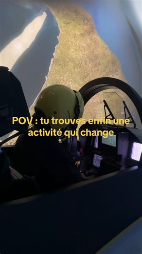 Le son des commandes. La respiration. La concentration maximale. Le simulateur avion de chasse @iwayofficiel se vit dans le calme… autant que dans l'adrénaline. À tester au moins une fois dans sa vie. Lien en bio. | I-WAY