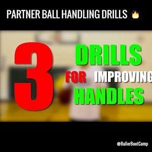 Try these partner ball handling drills the next time you're in the gym...link to full video is in the first comment! #wededicated #cantstopwontstop #dreamchasin | Baller Boot Camp