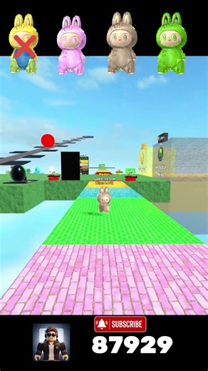 Labubu Running Speed Challenge | Roblox Challenge