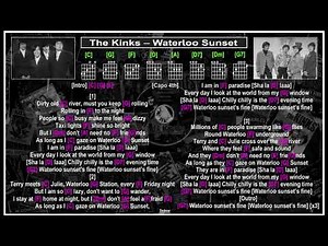 The Kinks – Waterloo Sunset [Jam Track] [Guitar Chords & Lyrics]