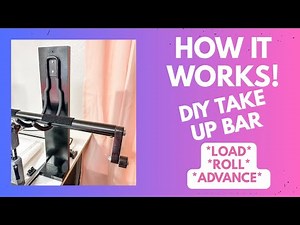 Viewer Request: Using the DIY Take-Up Rail Cutie Breeze: Loading, Advancing & Quilting, QMX Tutorial