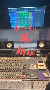 Approaching the mix in Studio A! #audioengineering #audioengineering #musictech #mixing #analog #digital #studio #school #AMSNeve #ProTools #rockvillemd | Omega Recording Studios