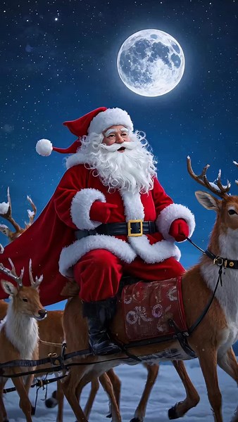 Santa Claus is Here! Festive 4K Wallpapers for Christmas