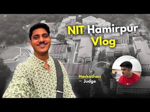 Judging a Hackathon at NIT Hamirpur