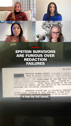 CNN's MJ Lee spoke to survivors of Jeffrey Epstein who are furious with the Justice Department for its failure to properly redact the millions of pages of Epstein files released on Friday. Read more: https://cnn.it/45LFGu7 | CNN