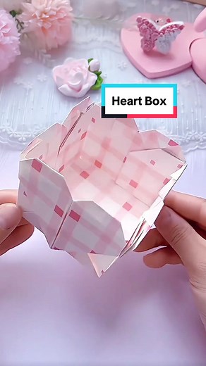 DIY Paper Heart Storage Box Tutorial