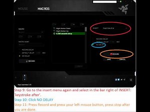 Tutorial 2: How to make a Quickscope macro on your razer deathadder in Razer Synapse 2.0