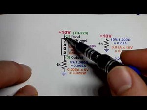 7805 Explained Positive Voltage Regulator 5V Output