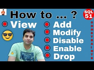 Control and Manage SQL constraint in Oracle