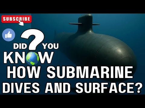 How Do Submarines Works Dive and Surface, Explained! 4k #submarine naval technology engineering