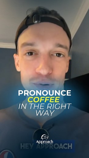 "Perk up your pronunciation and say 'coffee' ☕️ like a native speaker...