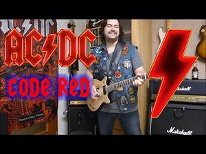 AC/DC Tribute - CODE RED - Rhythm Guitar Cover (with lyrics)