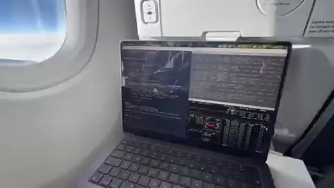 A developer reportedly ran Llama 3.3 70B locally on a MacBook Pro M4 during an 11-hour transatlantic flight, completing client work entirely offline without internet access.Using llama.cpp, the setup achieved about 71 tokens per second with roughly 60,000 tokens of context while using nearly 48.6 GiB of memory.Tasks were queued in a JSONL workflow, where the model processed one job at a time on localhost, saved results automatically, and created checkpoints every 12 tasks so work could resume sm