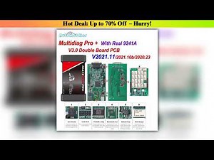 Hands-on Multidiag Pro + V2021.11 V3.0 NEC Relays Bluetooth CDP Free Keygen OBD OBD2 Scanner Diagno