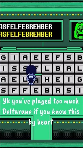 "GIASFELFEBREHBER" hits hard 🔥 #undertale #deltarune