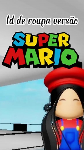 código da roupa do Mario feminina ❤❤ Espero que gostem pq eu amei essa skin . #vaiprafyyyyyyyyyy🤡🤝 #fypシ #robloх #brookhaven🏠rp #robloxedit