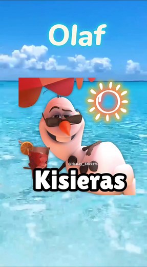 Charming Olaf Snowman Stickers for Disney Fans