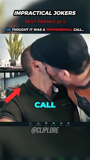 Funniest Zoom Call Fail EVER! 🤣 Impractical Jokers #shorts