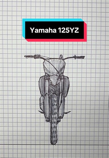 Tuto Yamaha 125YZ #drawing #dessin#yamaha#125yz#125