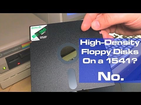 High Density Floppy Disks on Commodore 1541?