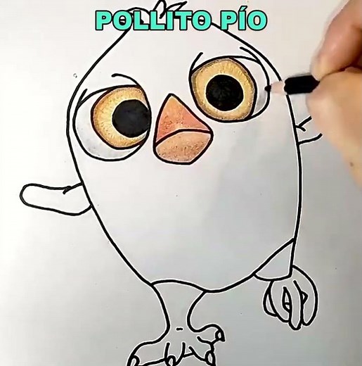 Dibujamos y Coloreamos al Pollito Pío de la Granja de Zenón | Dibujos para niños