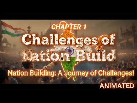 Bharat ka Sanvidhan Kese bana |Challenges of Nation Building|Class 12 Political Science CH2 Animated