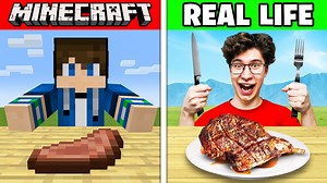 I Ate Every Minecraft Food in REAL LIFE!