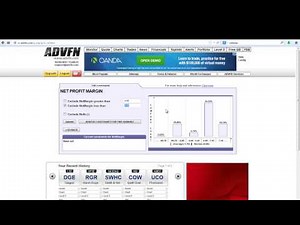 How To Use ADVFN Free Stock Screening Tool