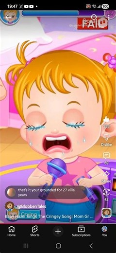 Baby Hazel Sings The Cringe Number Song/Fail To Sing/Grounded