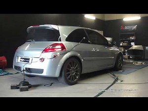 Reprogrammation Moteur Renault Megane 2 rs 230cv STAGE 2 @ 296 Digiservices Paris 77183 Dyno