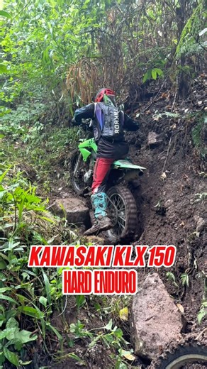 Hard trail kawasaki klx 150 #klx150